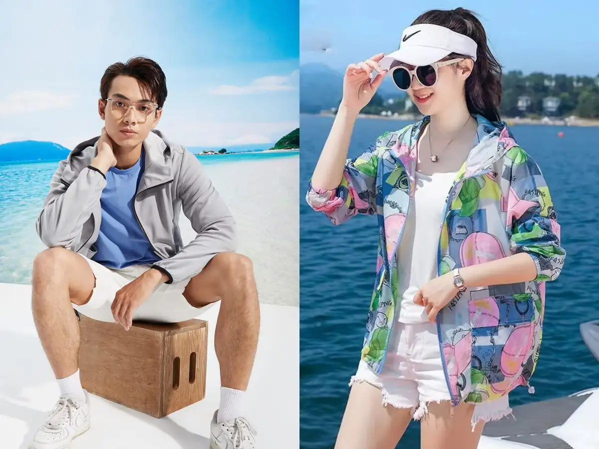 Chất liệu là một trong những yếu tố quan trọng khi chọn áo khoác đi biển