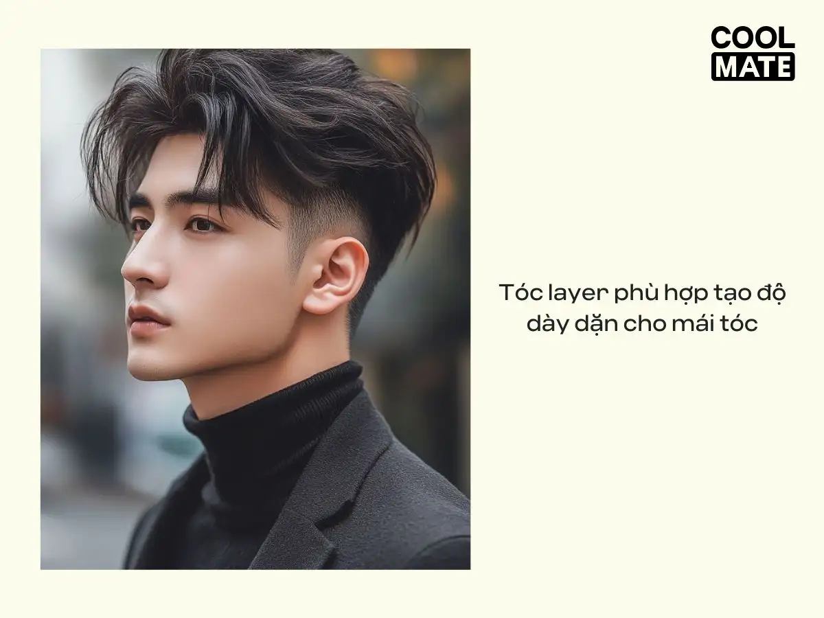 Kiểu tóc layer cho nam