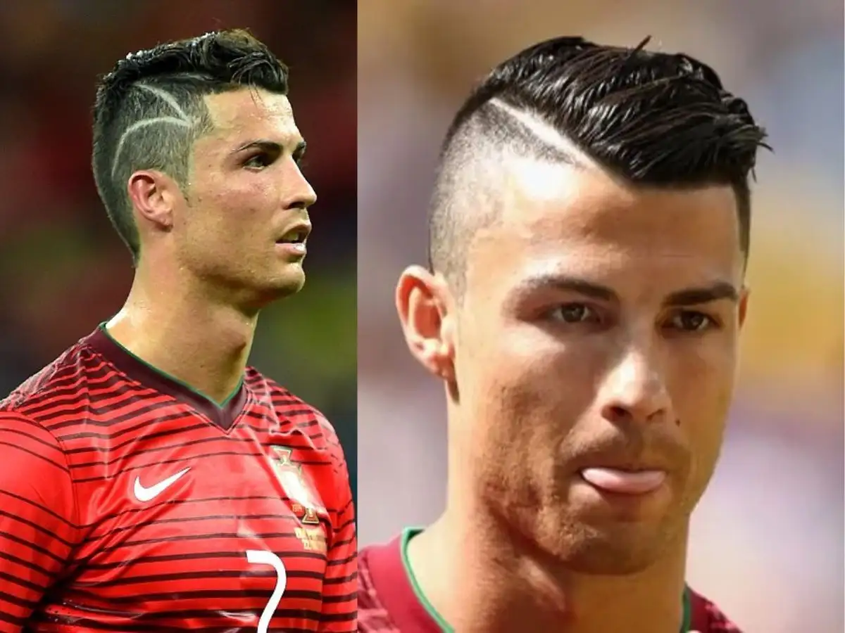 CR7 còn rất nhiều kiểu tóc độc đáo và lạ mắt