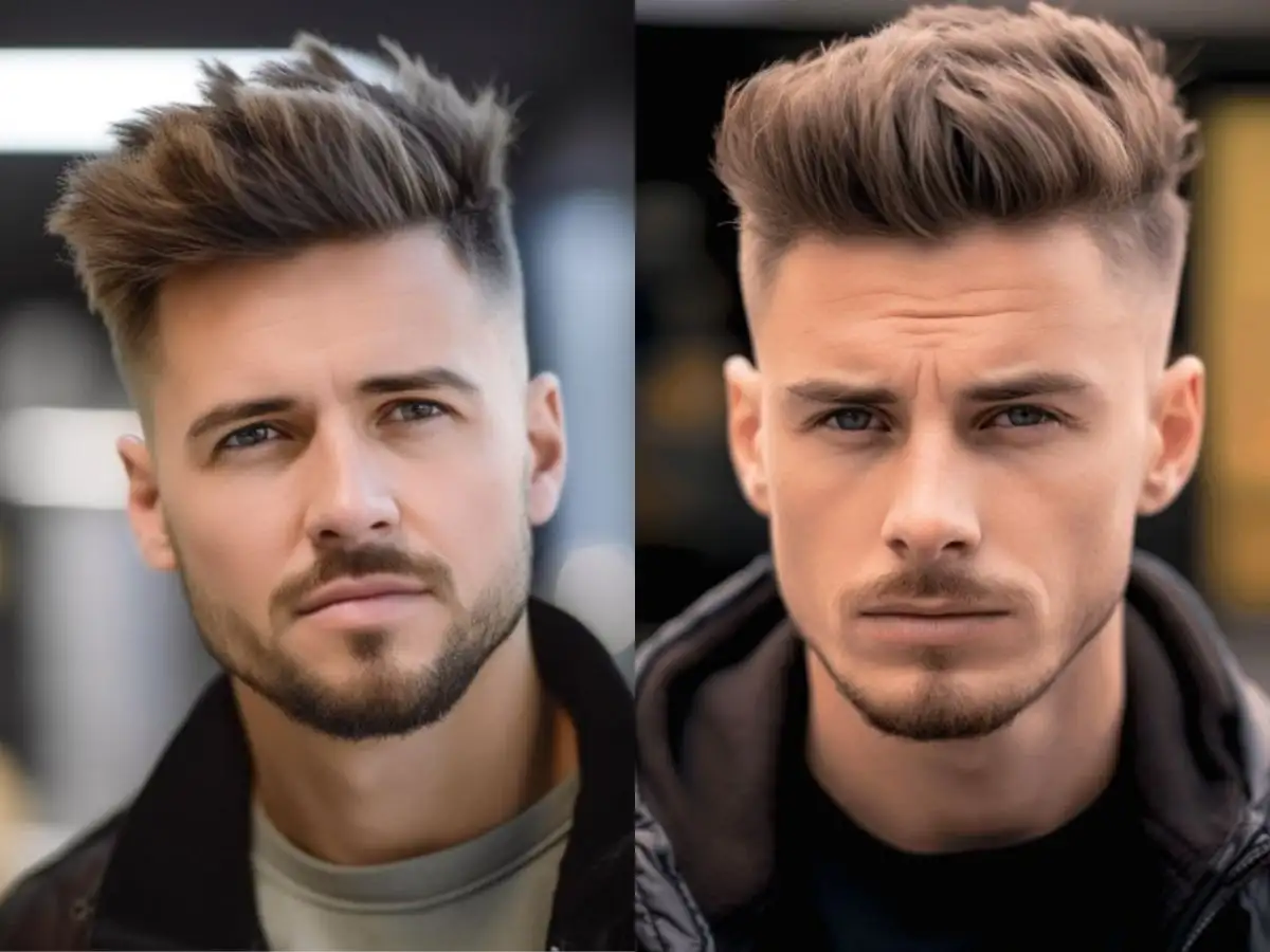 Short Quiff Cho Người Mặt Dài