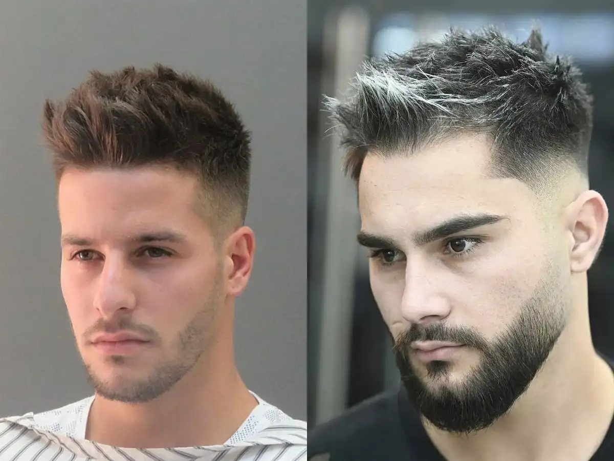 Side Swept Short Quiff