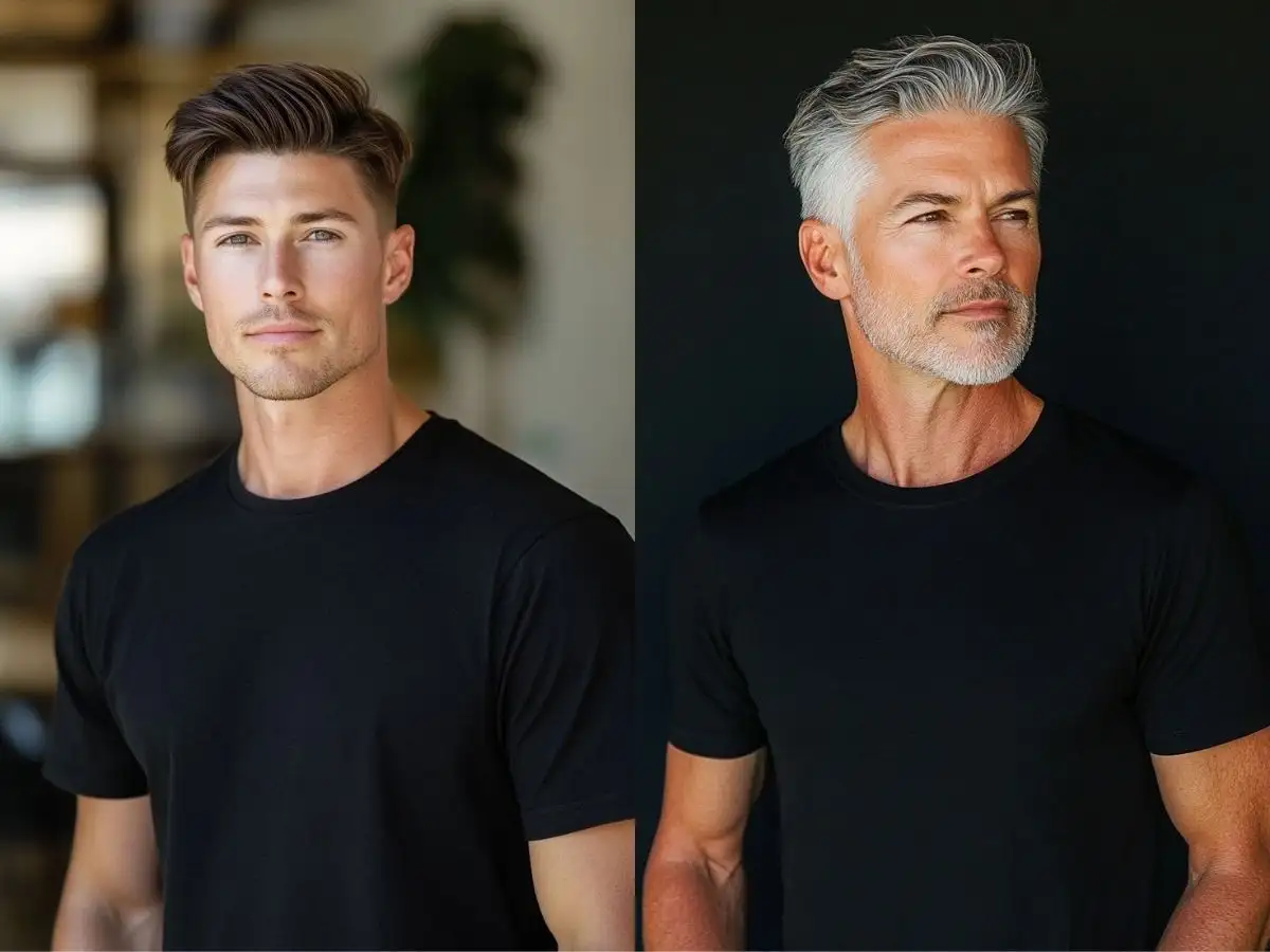 Tóc Side Part cho mặt trái xoan