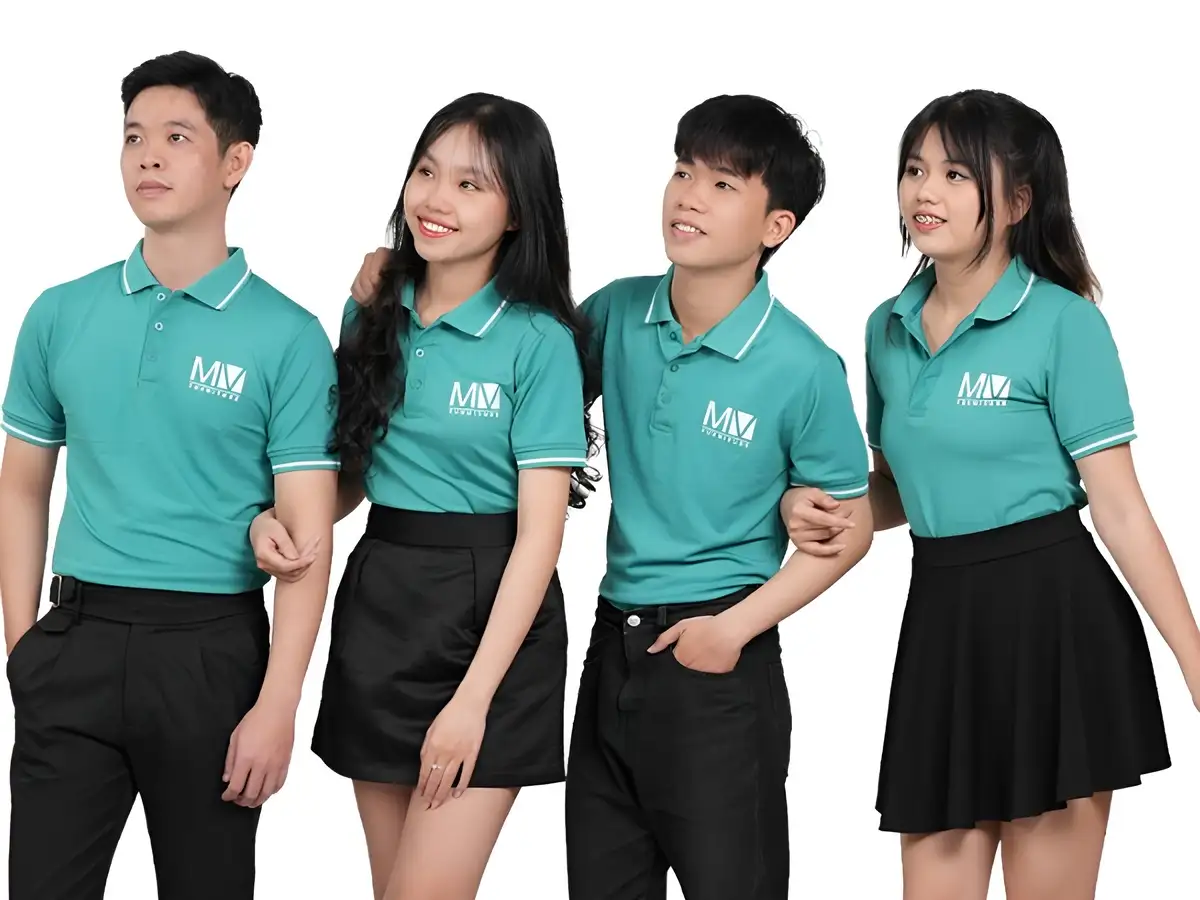 Áo polo đồng phục được ưa chuộng nhờ sự lịch sự mà vẫn năng động