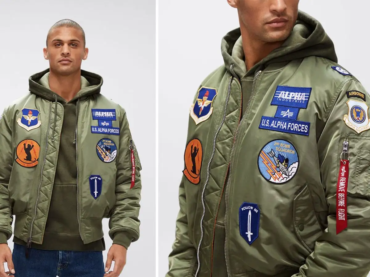 Chọn áo bomber với chất liệu bền và đường may tỉ mỉ để đảm bảo vẻ ngoài và độ bền
