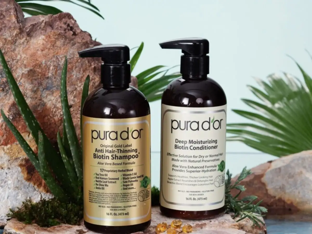Dầu gội Pura D'or Original Gold Label Anti-Hair Thinning Shampoo giúp cải thiện sức khỏe tóc