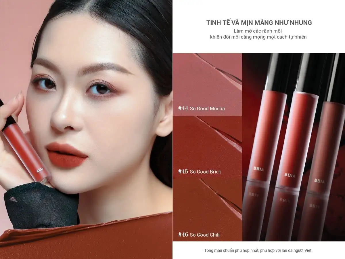 Chọn dòng son Bbia theo sở thích chất son và mục đích sử dụng
