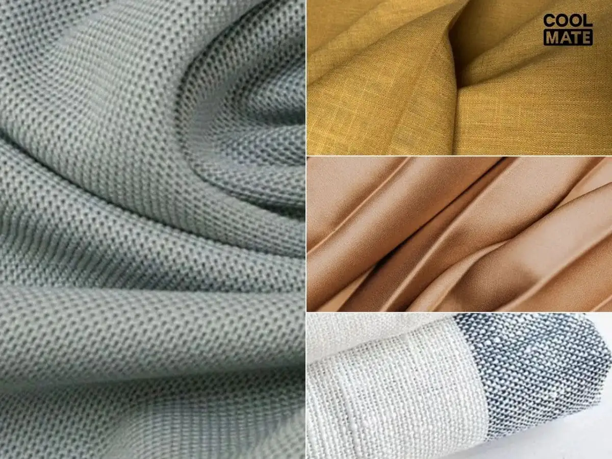 Cận cảnh các mẫu vải áo sơ mi phổ biến như Cotton, Linen, Lụa và Bamboo
