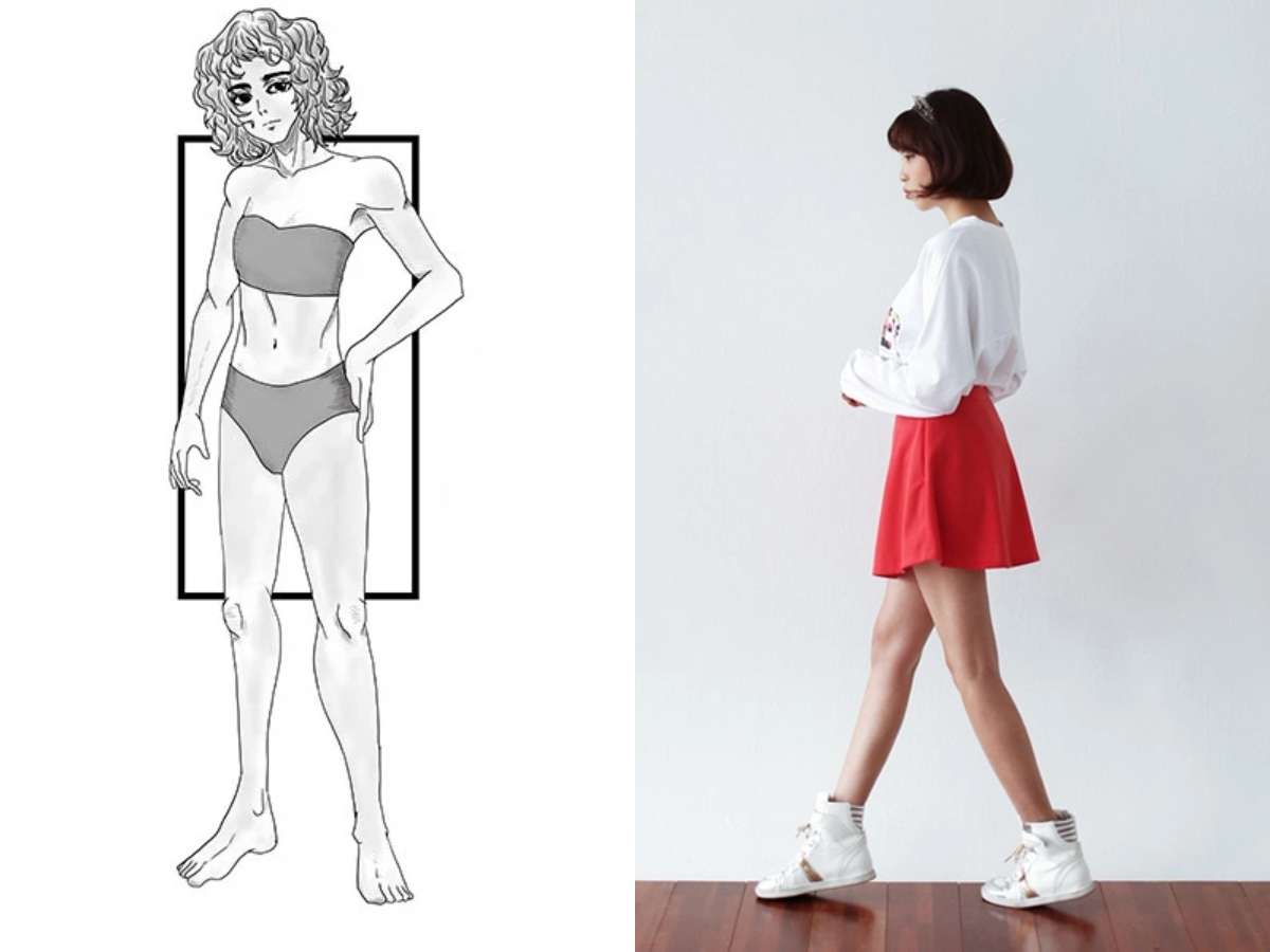 Dáng người thước kẻ chọn váy