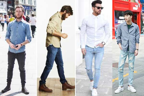Cách mix đồ với quần jean nam cực đẹp và phong cách