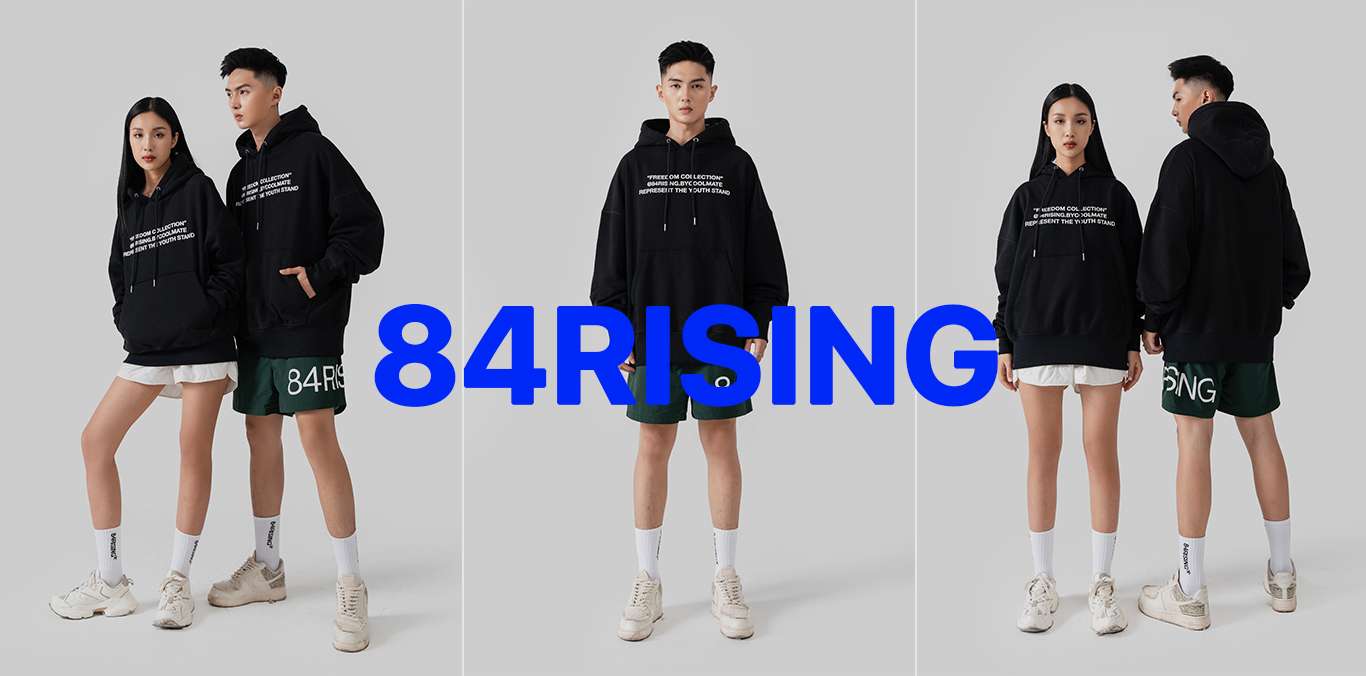 áo hoodie oversize 84RISING Freedom Collection
