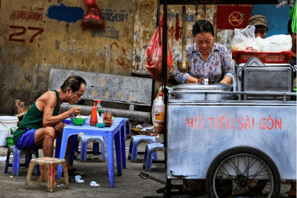 ăn vặt sài gòn