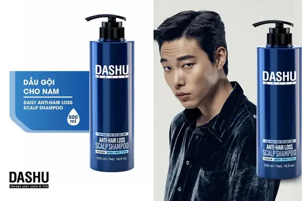 DASHU Anti – Hair Loss Scalp - Dầu gội đầu trị rụng tóc cho nam