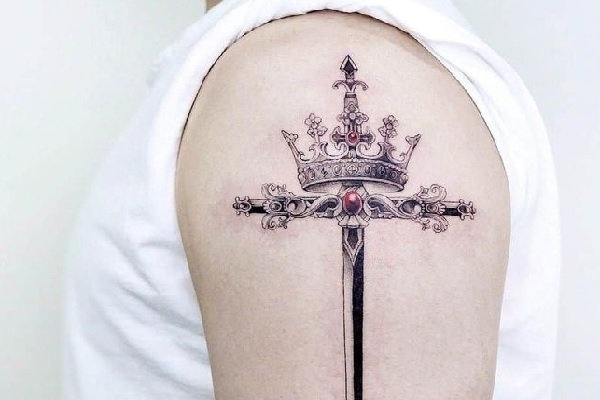 Giảm 15300 Hình xăm dán tatoo vương miện nữ hoàng kích thước 15 x 21 cm   miếng dán hình xăm đẹp dành cho nữ  tháng 82023  BeeCost
