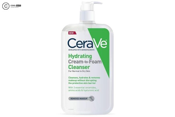 Sữa rửa mặt dạng kem Cerave Hydrating Cream To Foam Cleanser