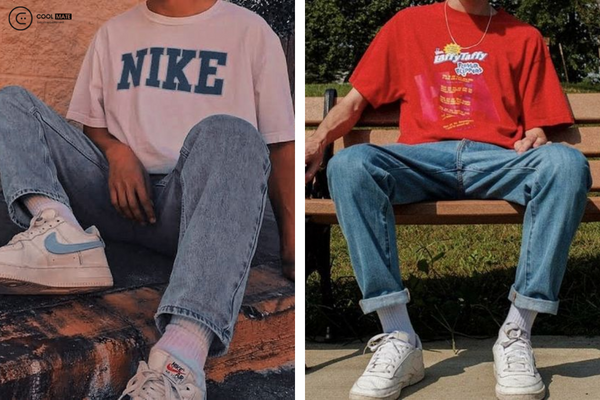 phong cách thời trang thập niên 90s nam