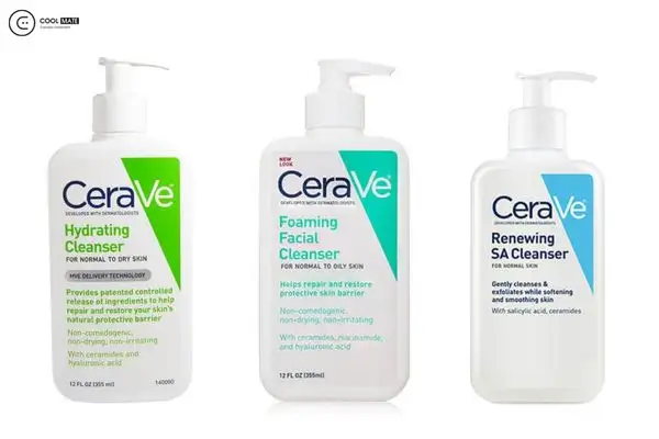 Sữa rửa mặt Cerave dành cho các loại da