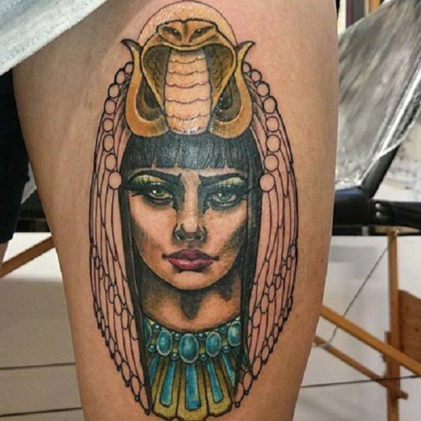 Hình xăm nữ thần công lý Ai Cập