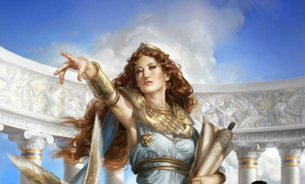 Nữ thần Athena theo tiếng Hy Lạp là: Ἀθηνᾶ, hay Ἀθήνη Athénē