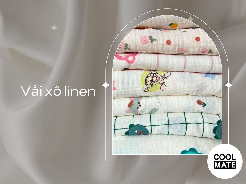 Sử dụng vải xô linen, bạn sẽ không phải lo việc đồ bị nhăn nheo