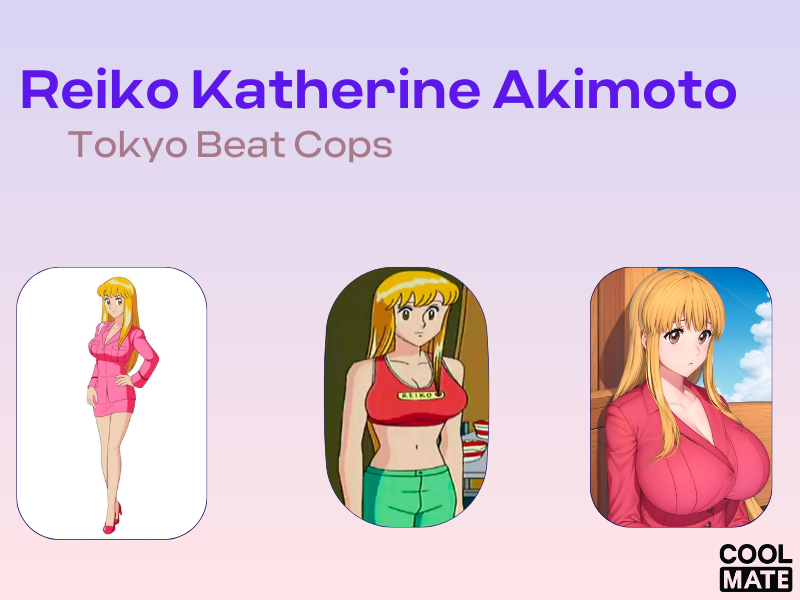 Reiko Katherine Akimoto, nhân vật anime với vẻ ngoài bốc lửa