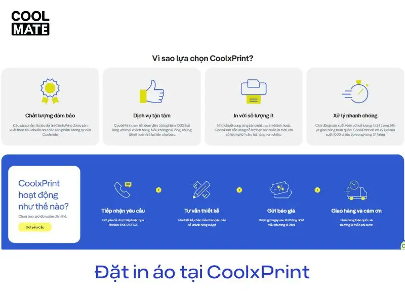 đặt in áo tại CoolxPrint