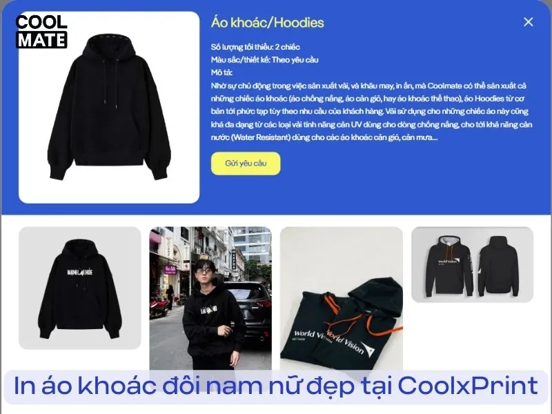 in áo khoác nam nữ đẹp tại CoolxPrint