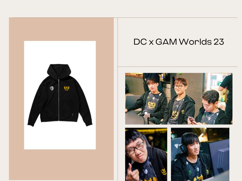 DC x GAM Worlds 23 Zipped Hoodie ra mắt nhân sự kiện đặc biệt của giới liên minh