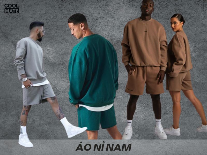 Áo nỉ mix cùng quần short