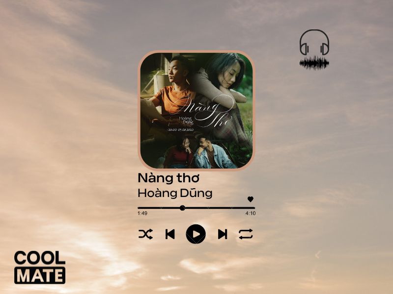 Nàng thơ - một ca khúc karaoke tone nam nhạc trẻ mà bạn nên thử giọng