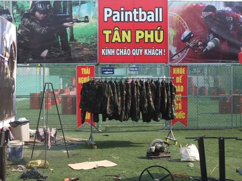 Paintball Tân Phú cung cấp trang thiết bị chơi súng sơn chuyên nghiệp