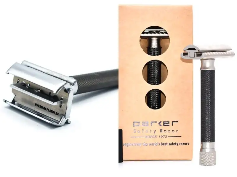 Dao cạo râu cổ điển cao cấp Parker Variant Adjustable Safety Razor – Graphite