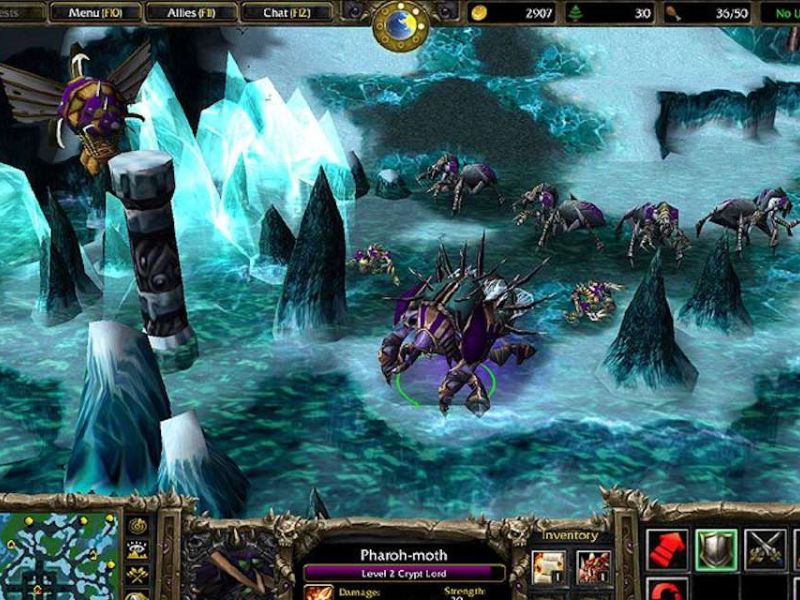 “Warcraft III: Frozen Throne” là một trong những game nhập vai bán chạy nhất