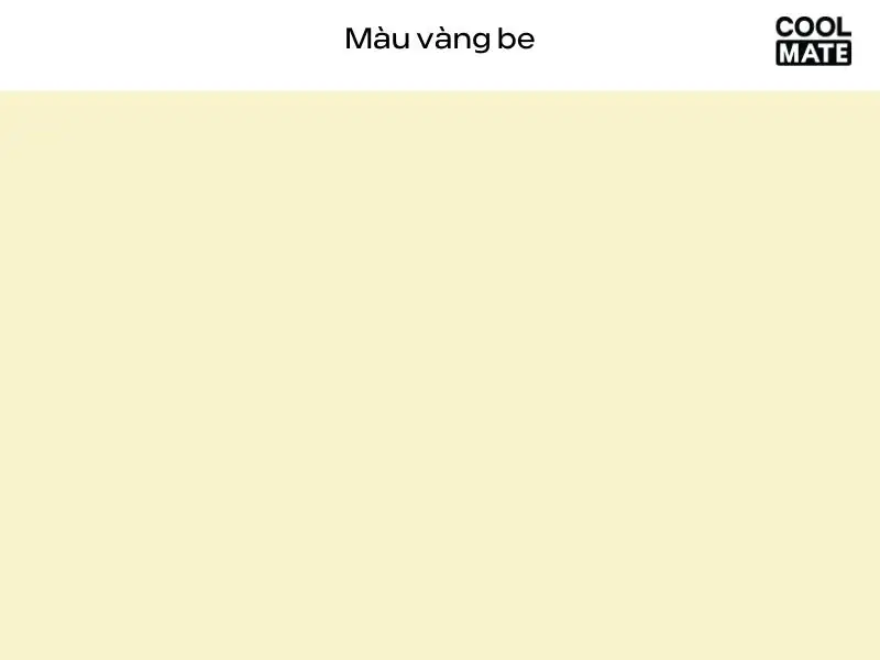 Màu vàng be