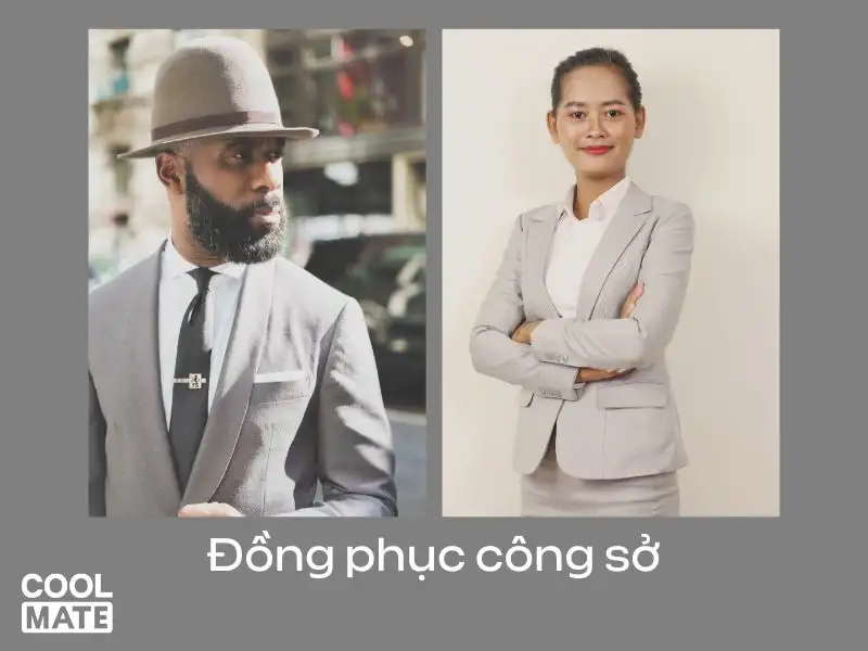 ứng dụng màu xám trong trang phục công sở