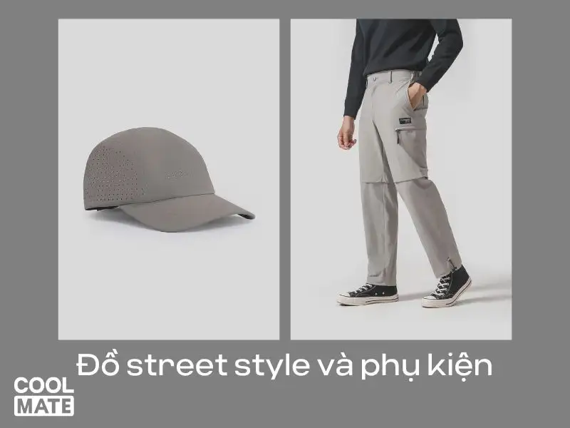 ứng dụng màu xám trong trang phục street stye và phụ kiện