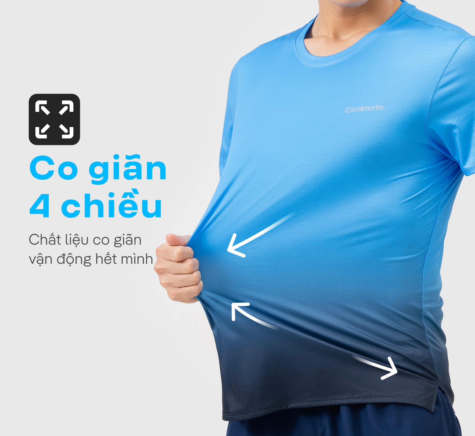 Áo thun thể thao nam Graphic Special với chất liệu co giãn 4 chiều vận động hết cỡ
