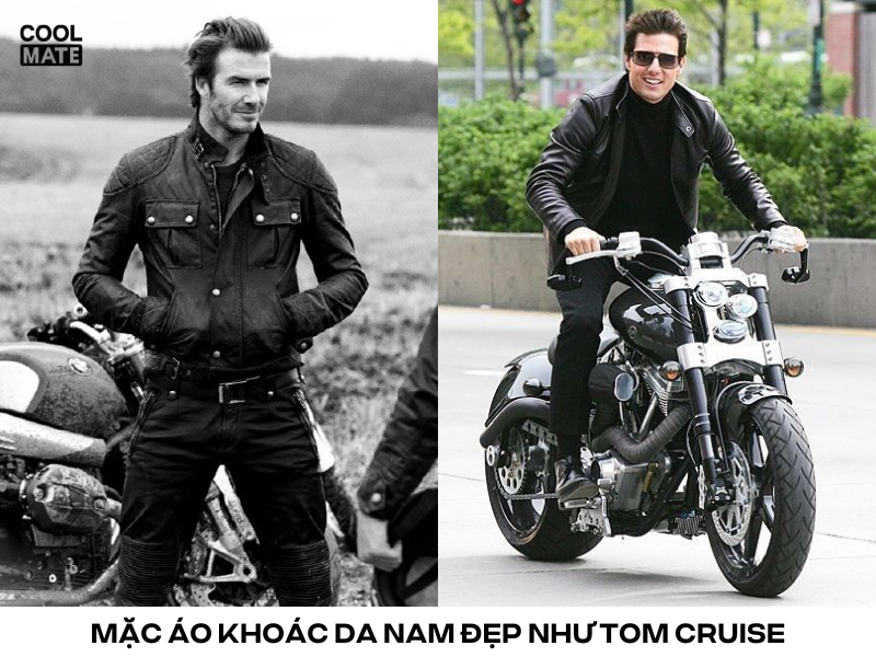mặc áo khoác da nam đẹp như Tom Cruise