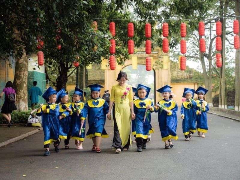 Mũ đồng phục mầm non