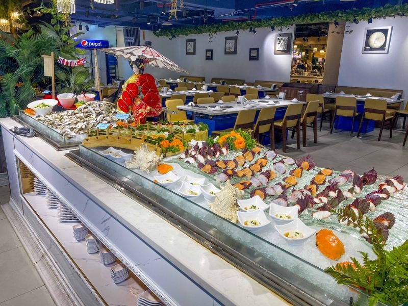 Nhà hàng buffet hải sản ở Hà Nội Tân Cảng