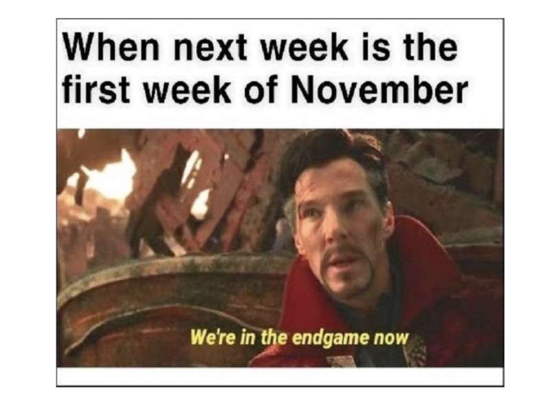 Meme hài hước về No Nut November