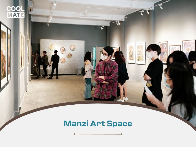 Manzi Art Space là sự kết hợp giữa nghệ thuật, bar, và cafe riêng