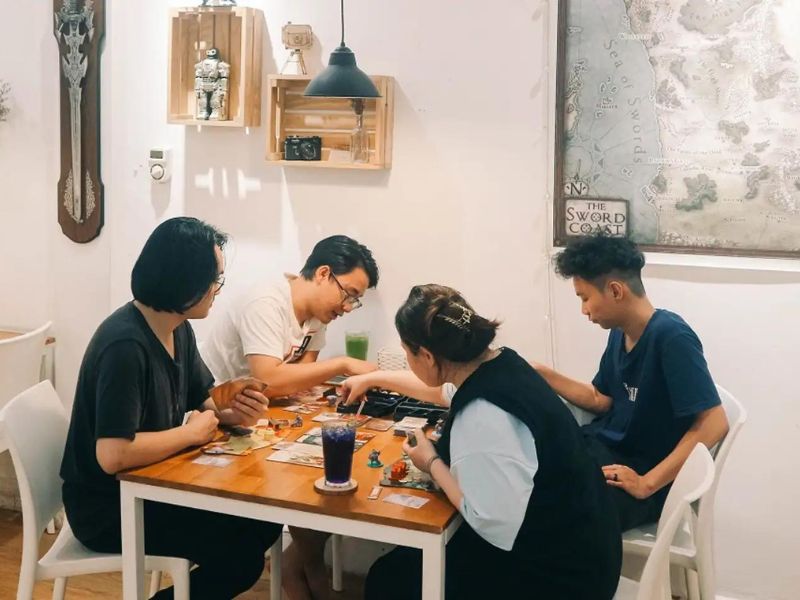 quán cafe board game tphcm