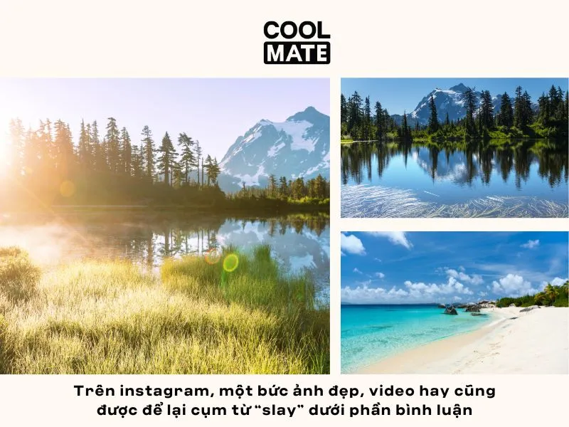 Từ "slay" cũng được dùng trên Instagram