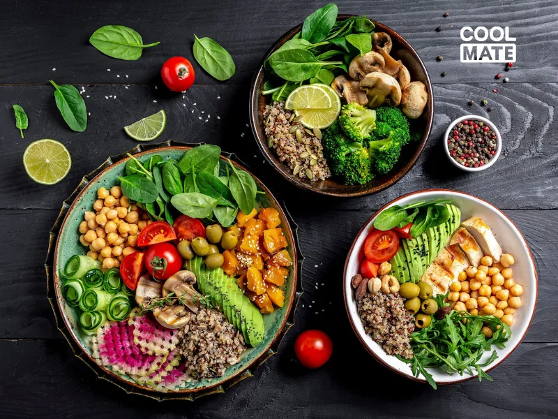 Ảnh minh họa các món ăn đêm healthy