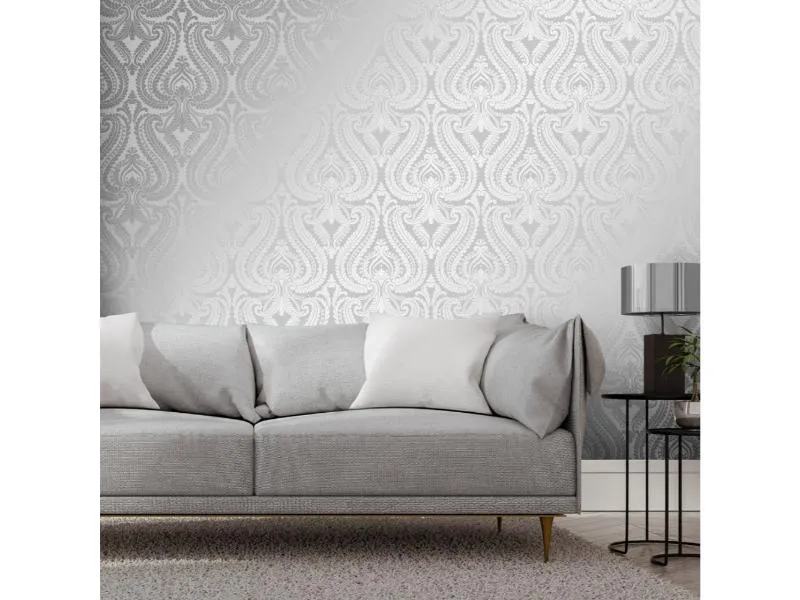 Vải Damask có thể được dùng làm giấy dán tường