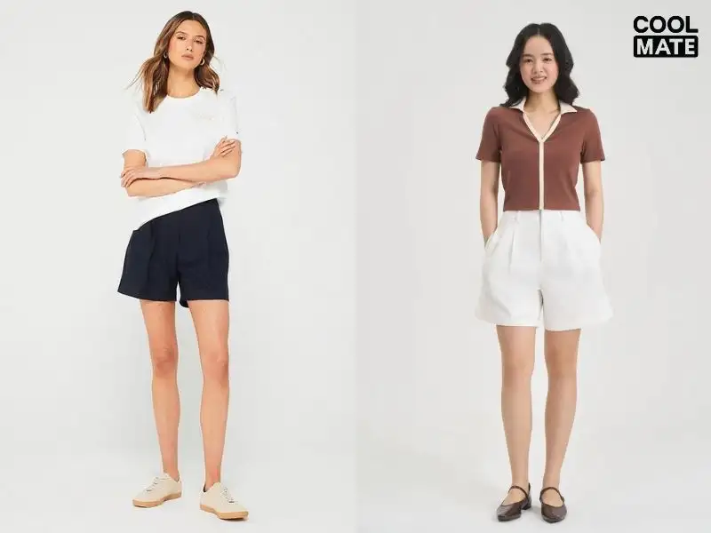 Quần short nữ cotton