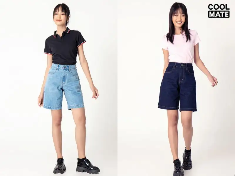 Quần short nữ jean