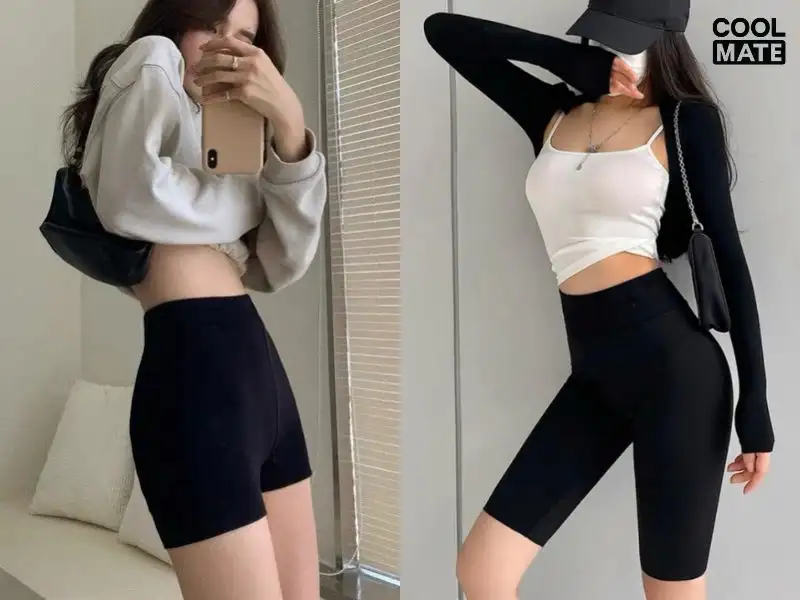 Quần short legging nữ