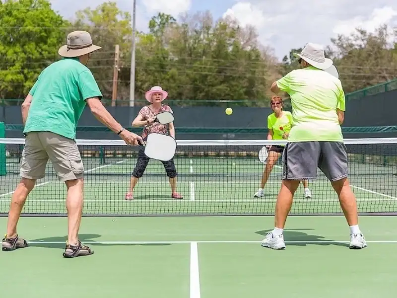 Chơi Pickleball đôi 