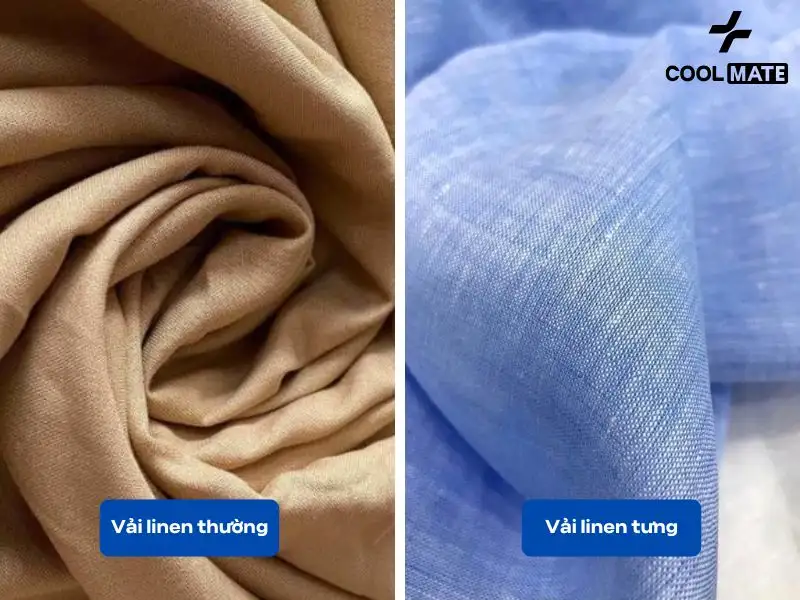 Vải linen tưng (Nguồn ảnh: Coolmate)